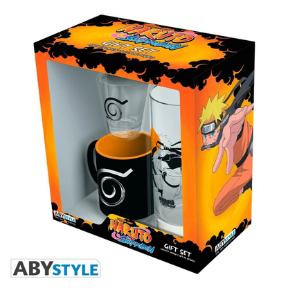 AE/Naruto: Shippuden Glass Gift Set of 3