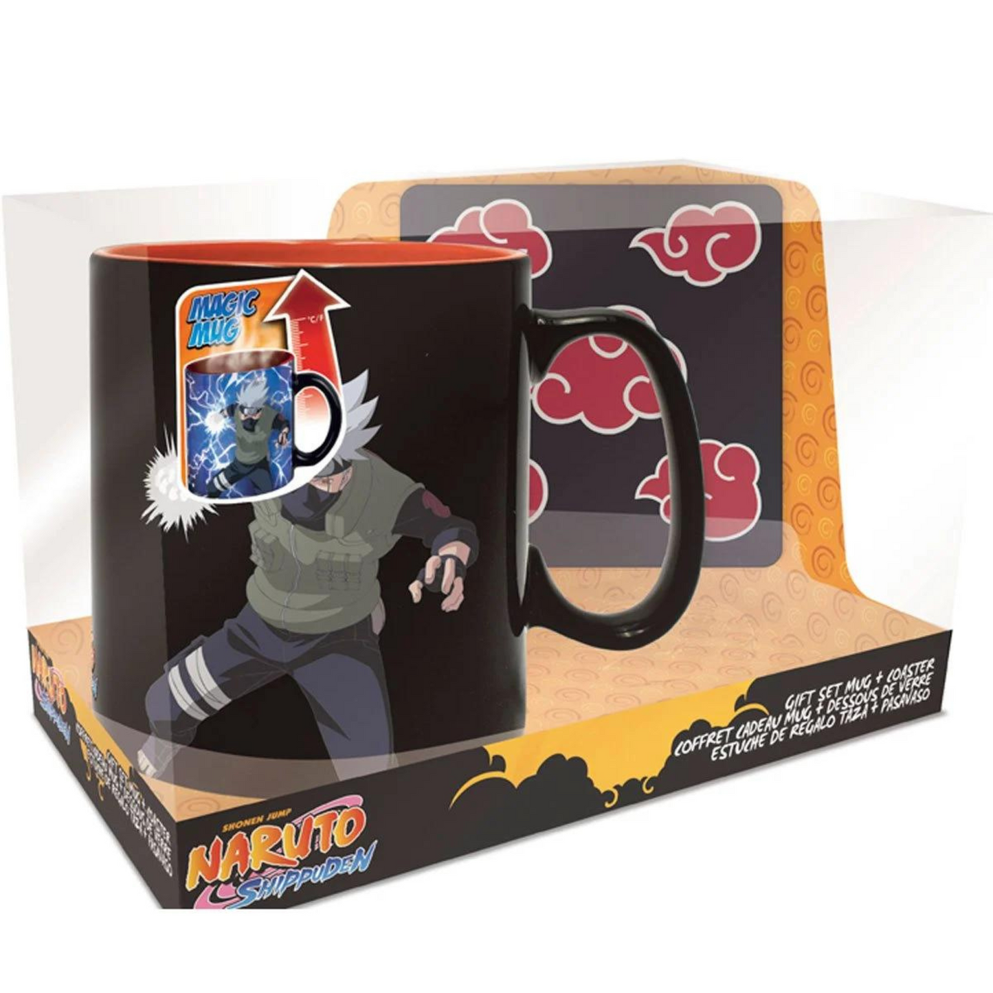 AE/Naruto: Shippuden Sharingan Heat-Change Mug & Coaster Set