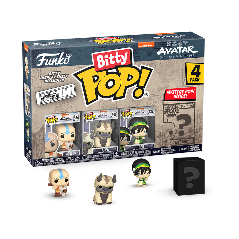 AE/ATLA Aang Bitty Pop! 4-Pack!