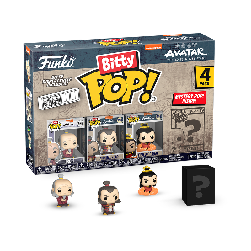 AE/ATLA Iroh Bitty Pop! 4-Pack!